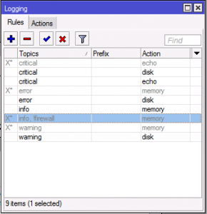 Mikrotik loging