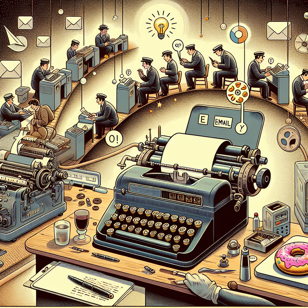 Zgodovina Teletipke: Razvoj e-pošte in besedilnega procesorja
